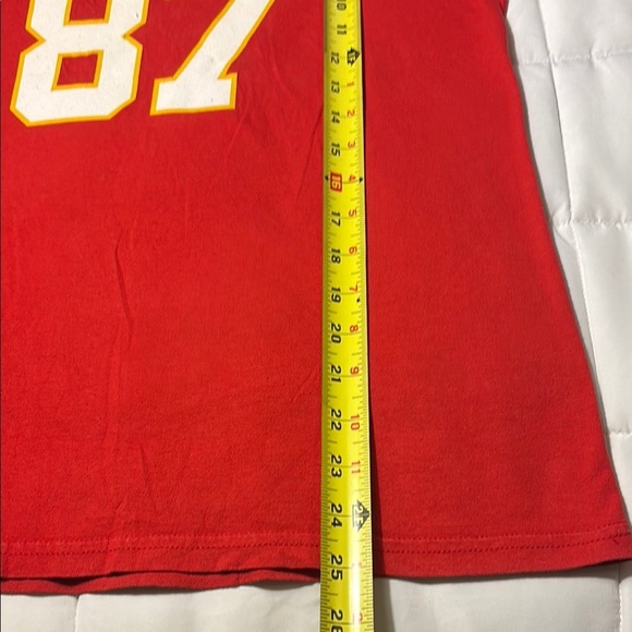 KC Chiefs Red Kelce 87 Kids T-Shirt - Picture 5 of 7